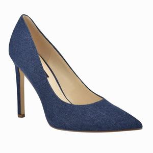 Nine West Tatiana Pointy Toe Pumps - Dark Blue - Ireland (UY2196875)